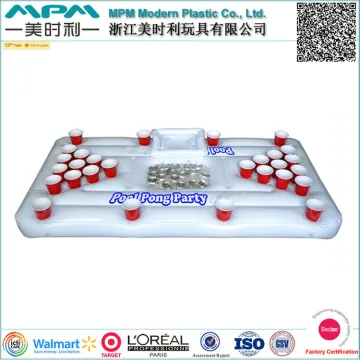 Custom logo water game inflatable beer pong table                        
                                                Quality Choice