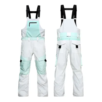 Women's Waterproof Snowsuit - Winter Ski Clothing One-Piece Ski Pants