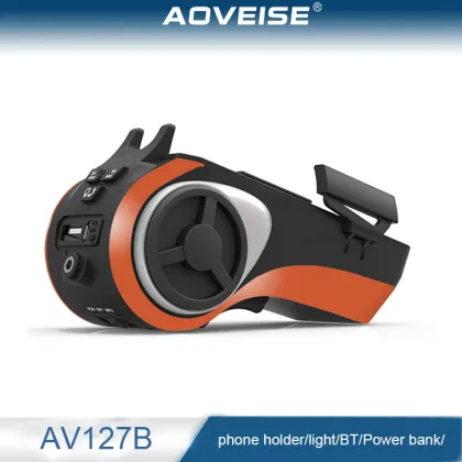 outdoor cycling accessories bike accessory mobile phone holder with 4400 mAh power bank AV127B[AOVEISE]