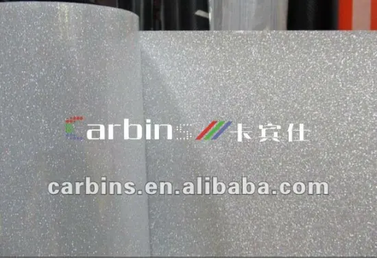 Glitter car wrapping vinyl roll with sparkle 1.20*30m size