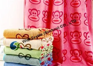 Microfiber Paul Frank Cartoon Beach Towels Red Yellow Green