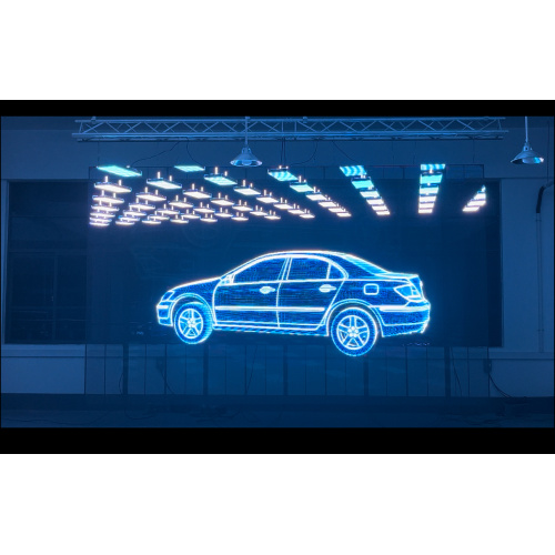 Enerji Tasarruflu Yüksek Çözünürlüklü Şeffaf LED Ekran