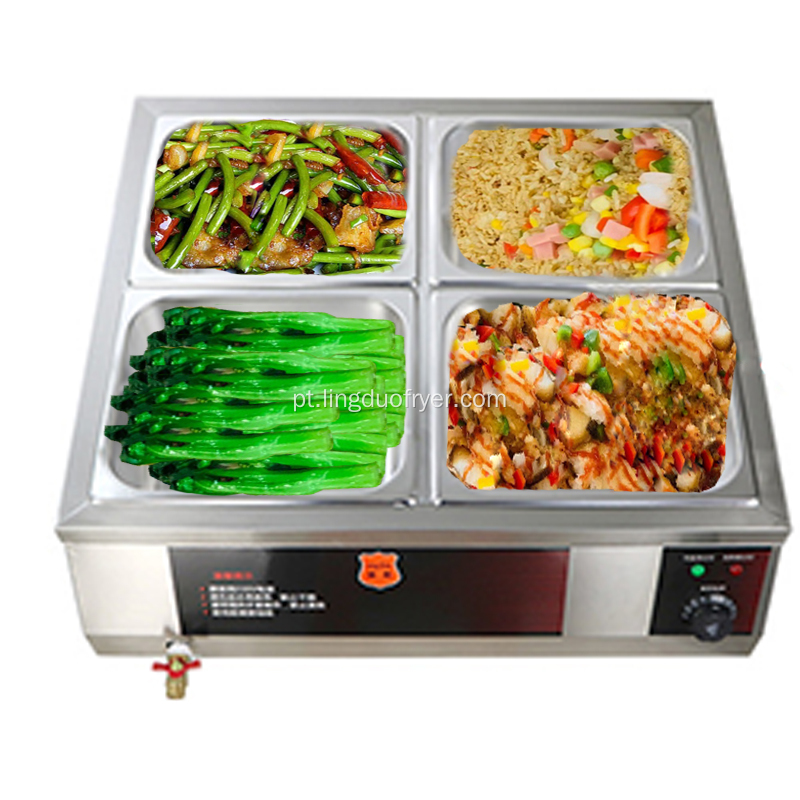 DTC4 Catering Equipment Restaurant Restaurant Stainless Electric Bain Marie para aquecer alimentos alimentos mais quentes