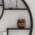 Home Industrial Hanging Circular Wall Shelf