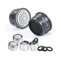 Nickle Brushed Kitchen Faucet Pull Down Hot and Cold Water Tap Deck Mounted