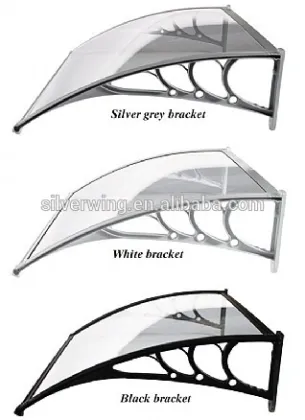 polycarbonate awning half round awning window roof folding shade canopy