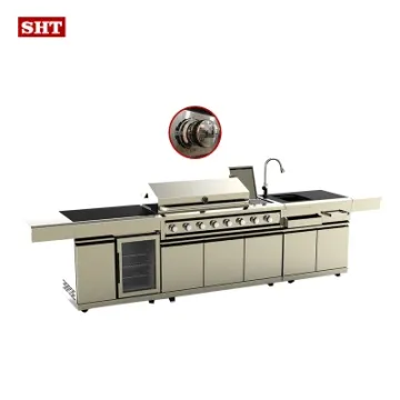 Customize Modern BBQ Outside Kitchen Outdoor Cabinet with Gas Grill