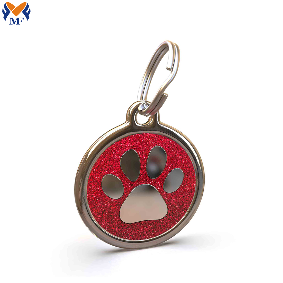 Dog Tag Keychain