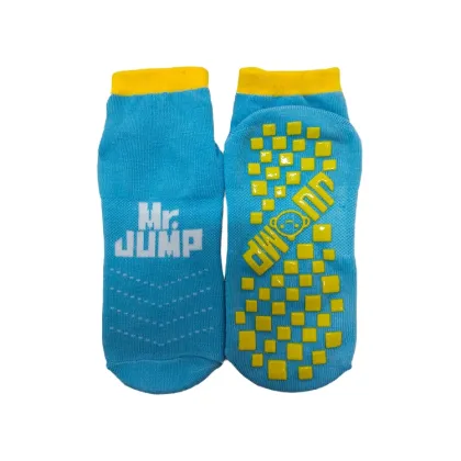Customized Betta Anti-Slip Sports Trampoline Jump Grip Park Socks