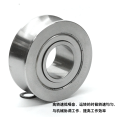 Double Row Angular Track Wheel Lr Series Double Row Angular Contact Ball Bearing LFR5208 Supplier