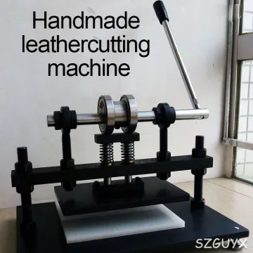 Leather indentation / cutting machine, manual die cutting machine, punching leather die cutting machine