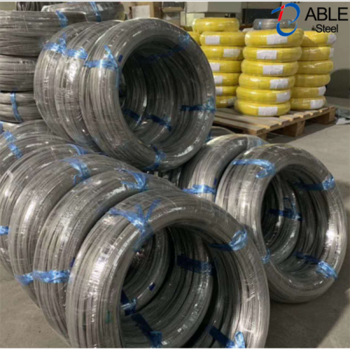 Alambre de acero galvanizado con alto contenido de carbono de alta tensión