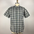 OEM Plaid Men Office Leisure Green Shirt