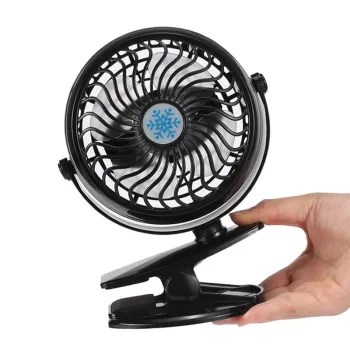 Mini USB Rechargeable 8 Inch Clip Fan