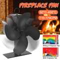 Heat Powered Stove Fan Fireplace Fan Eco Fan for Wood Stove Log Burner Woodburning Stove Quiet Fan Efficient Heat Distribution