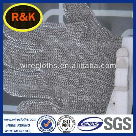 ISO Butcher stainless steel glove/chainmail protective gloves
