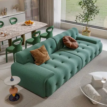 MOYI Nordic Design Sofa Set: Ultimate Comfortable Fabric, Velvet, or Leather Couch for Your Living Room, Hotel, or Waiting Area