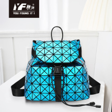 CUstom new rhomboid ladies backpacks casual raindrop geometric backpacks