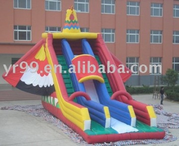 Funny inflatable cock slide
