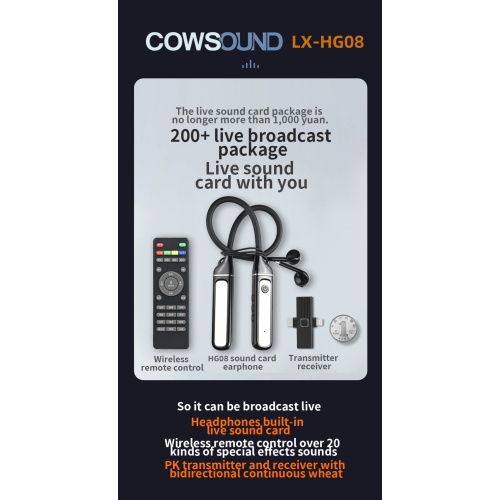 2.4G and OTG Live Broadcast Neckband