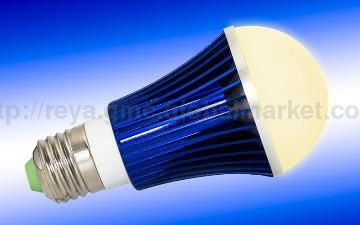 8W Warm wit Switch dimmen LED lamp-blauw shell