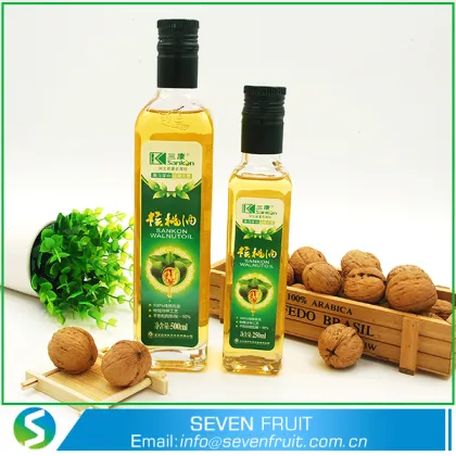 Food Grade Natural Cold Pressed edible Walnut Oil for Cooking