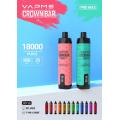 뜨거운 판매 vapme crown bar 18000 pro max dispoable vape