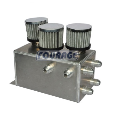 3L Aluminum Fuel Oil Catch Can with Filter for Honda Civic Integra EK EG DC
