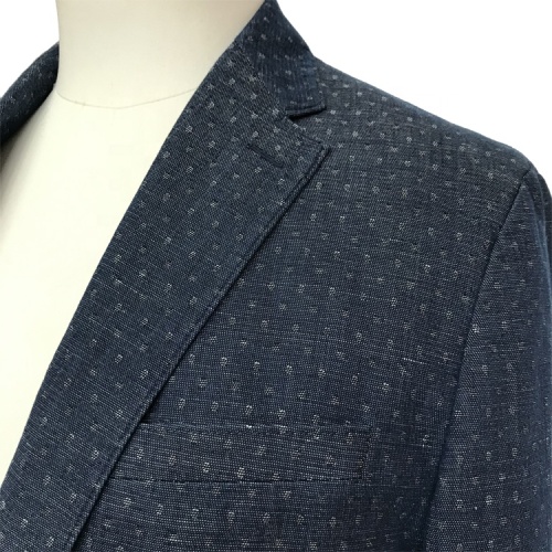 New Italian Denim Fabric Office Casual Suit Design