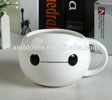 creative lovely hand-painted glazed cartoon animal cat model of ceramic gift mug
