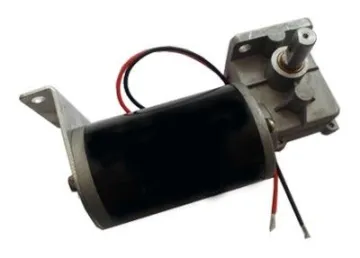 High Torque Industrial Dc Motors Permanent Magnet Brushed Dc Motor Worm Gear Box Type