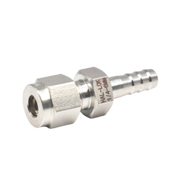3/8 Inch Hose Barb Plated Male Thread Compression Tube Fitting for Cooling Applications (Sizes: 12mm, 14mm, 30mm, 50mm)