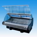 Curved Shape Glass Deli And Meat Cabinets