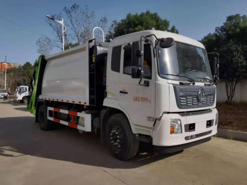Dongfeng Garbage Truck Compressed Rubbish Vehicle