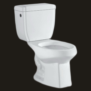 Siphonic toilette en deux pièces (no. YR13)