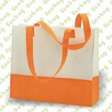 RPET Nonwoven Fabric Bag, Customized Printings are Accepted, Suitable for Shopping Purpose