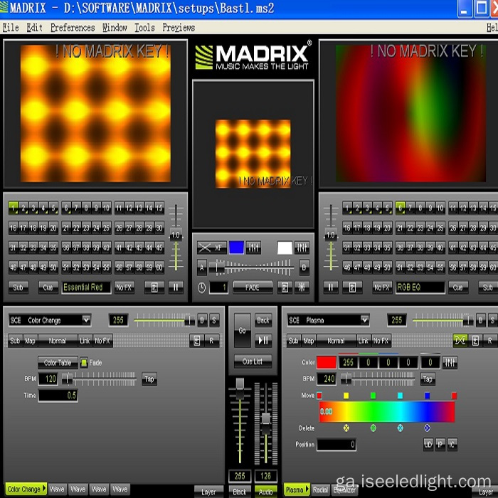 Bogearraí Madrix 5 Uasmhéid