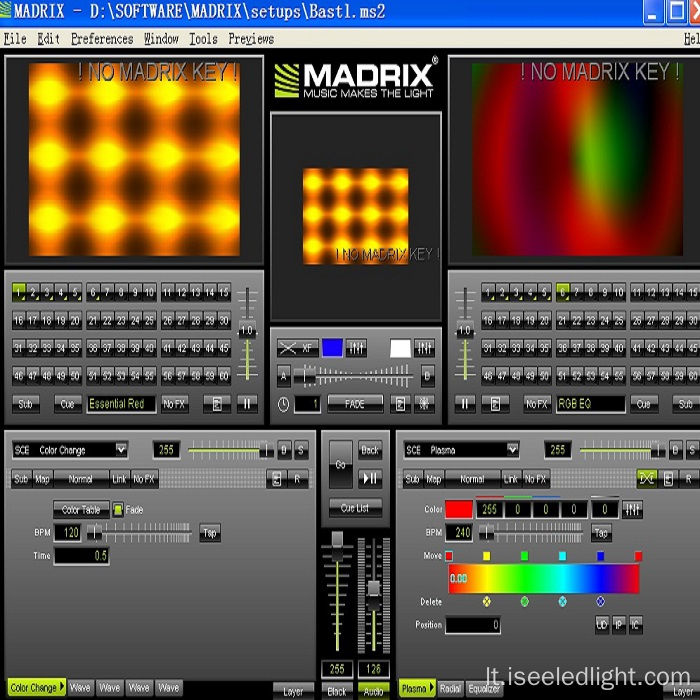 Maksimali „Madrix 5“ programinė įranga