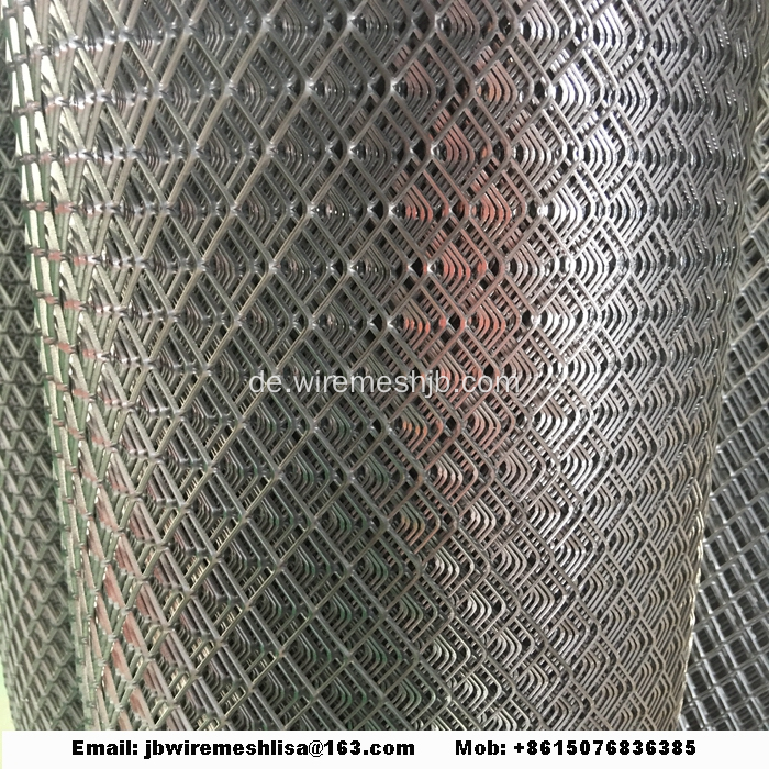 Pulverbeschichtetes und galvanisiertes Streckgitter aus Stahl
