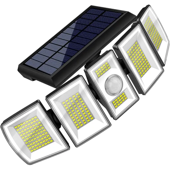 Waterproof Motion Sensor Solar Wall Garden Light - Popular Beam Angle Outdoor Solar Powered Lamp