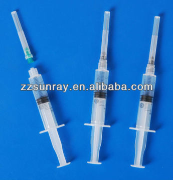 2 part syringe with needle