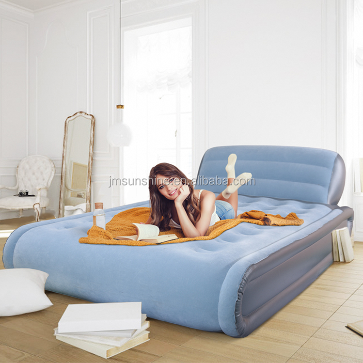 Inflatable Queen Size backrest Air Bed Inflatable mattress