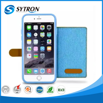 New Products Mobile Accessories flip down leather case for iphone 6