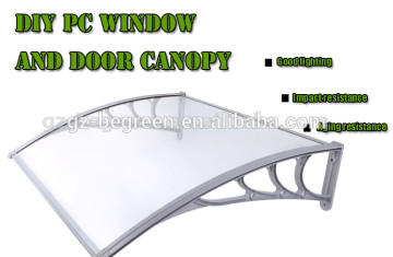 polycarbonate awning. simple and practical