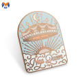 Metal Gold Personaliseer Ice Cream Email Pin