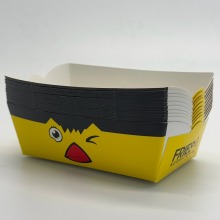 Oil-Resistant Disposable Boat Shaped Food Packaging