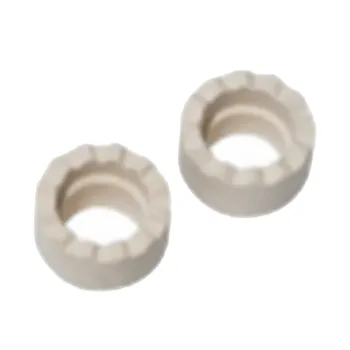 Elegant Porcelain Ring with Floral Design