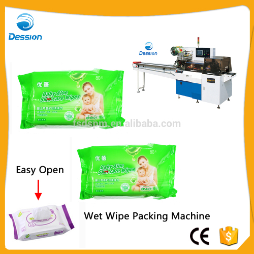 Automatic Labbling & Punching Wet wipe Packing Machine