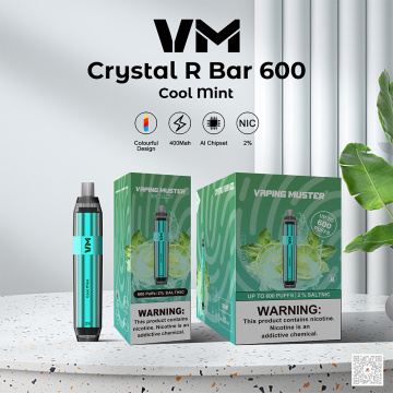 Crystal R Bar Electronic Cigarettes 600 Puff