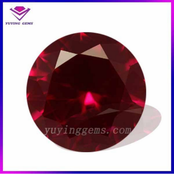 Loose Synthetic Ruby Gemstone Round 5# Rubi Price in China